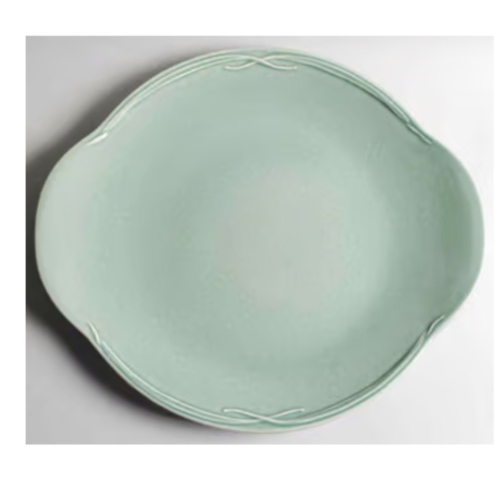 Vintage Pfaltzgraff Water’s Edge Seafoam 16” Serving Platter